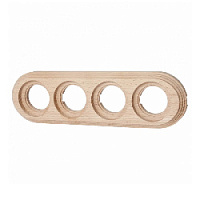 Рамка на бревно D240 мм. 4 местная, натурэль, BFC24-640-10 BIRONI