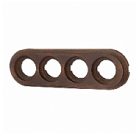 Рамка на бревно D260 мм. 4 местная, старое дерево, BFC26-640-17 BIRONI