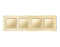 Дизайнерская рамка из оргстекла 4 местная, шампань, AF330604 Ambrella Volt