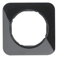 Дизайнерская рамка 1 местная, черный, глянцевый, 10112145 Berker, серия R.1