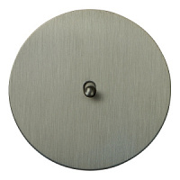 Дизайнерский выключатель перекрестный круглый, переключатель - капля, EU010101A03 Salvador, одноклавишный