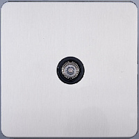 Розетка TV, SBAN55B5A14, никель, Salvador