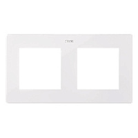 Дизайнерская рамка 2 местная, белый, 2400620-030 Simon, серия 24 Harmonie