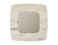 Дизайнерская рамка из акрила 1 местная, серо-бежевый мрамор, OF940601 Ambrella Volt