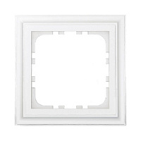 Дизайнерская рамка 1 местная, белый, 894104-1 LK Studio, серия LK80 Classic