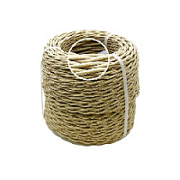 Ретро кабель витой электрический, 2*1.5, капучино, Edisel