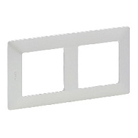 Дизайнерская рамка 2 местная, жемчуг, 754142 Legrand, серия Valena Life