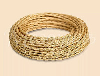 Ретро кабель витой ПВХ (5 м.) 3*1.5, карамель, GE70103-34 ТМ МезонинЪ