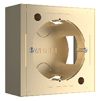 Коробка для накладного монтажа 1 местная, шампань, W8000011 Werkel