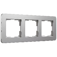 Дизайнерская рамка 3 местная, алюминий, W0032606 Werkel