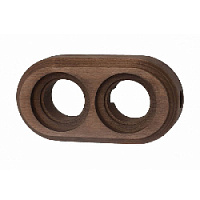 Рамка для трубок 2 местная, старое дерево, BF1-620-17/T BIRONI