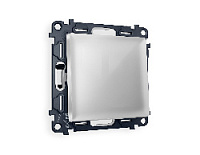 Комплект механизма 1-кл проходного выключателя, серебро глянец, MA401020 Ambrella Volt, одноклавишный