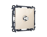 Комплект механизма TV розетки SAT 5-2400MHz 3.5dB , бежевый глянец, MA313050 Ambrella Volt