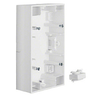 Коробка для наружного монтажа 2 местная, вертикальная, полярная белизна, глянцевый, 10427009 Berker, серия K.1