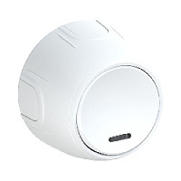 Дизайнерский выключатель с подсветкой, белый, 7700861 OneKeyElectro, одноклавишный, серия Rotondo