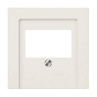 Накладка розетки TAE/Audio антибактериальная, бежевый, ABA569PLT Jung, серия AS 500