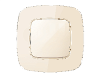 Дизайнерская рамка из оргстекла 1 местная, бежевый, OF320301 Ambrella Volt