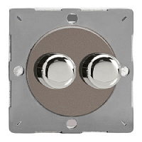 Ретро выключатель Pewter Effect, олово, EGTP2R Varilight диммер