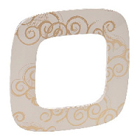 Дизайнерская рамка 1 местная, нарцисс золото, 754351 Legrand, серия Valena Allure