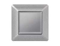 Дизайнерская рамка из термопластика 1 местная, сталь матовый, AF110501 Ambrella Volt