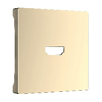 Накладка для розетки HDMI, шампань металлик, WL11-HDMI-CP Werkel