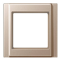 Дизайнерская рамка 1 местная, шампань, A581CH Jung, серия A 500
