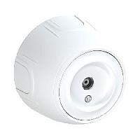 Дизайнерская розетка антенная TV, 7700881, белый, OneKeyElectro, серия Rotondo