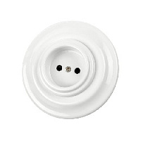 Розетка без заземления белый, SQ1820-0021 TDM ELECTRIC, серия Болонь