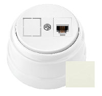 Ретро розетка телефон, бежевый, ТР4-5201 бежевый Bylectrica