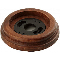 Рамка с пластиковой вставкой 1 местная, красное дерево, овал, P150-КД ФД КерамикЪ