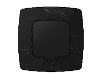 Дизайнерская рамка из акрила 1 местная, черный мрамор, OF940701 Ambrella Volt