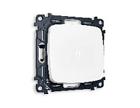 Комплект механизма 1-кл выключателя с подсветкой 5600K нейтральный белый свет, белый матовый, MO122015 Ambrella Volt, одноклавишный