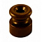 Кабельный изолятор, коричневый, R1-551-02 Rozetkof