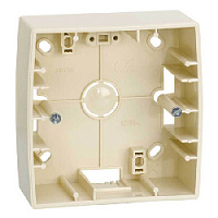 Коробка для открытого монтажа, высокая, 1 местная, слоновая кость, 82751-31 Simon, серия 82