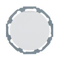 Розетка электрическая с заземлением с крышкой , полярная белизна, 47442089 Berker