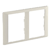 Дизайнерская рамка для двойной розетки 2 местная, слоновая кость, 754232 Legrand, серия Valena Life