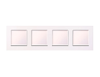 Дизайнерская рамка из термопластика 4 местная, жемчуг, AF220204 Ambrella Volt