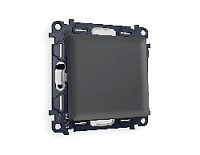 Комплект механизма 1-кл проходного выключателя, графит мягкое касание, MA901020 Ambrella Volt, одноклавишный