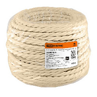 Ретро кабель витой TV + Internet (45 м.), бежевый, SQ2803-0002 TDM ELECTRIC, серия Эко
