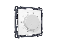 Комплект механизма терморегулятора с датчиком для теплого пола с подсветкой, белый матовый, MA125710  Ambrella Volt, терморегулятор