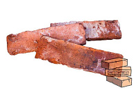 Лофт плитка (элемент ложок) ПСКЛ01 Cegla из старинного кирпича