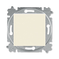 Дизайнерский выключатель, слоновая кость / белый, 2CHH590645A6017, ABB, одноклавишный проходной, серия Levit