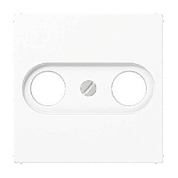 Накладка розетки TV-FM антибактериальная, белый, ABA561PLTVWW Jung, серия AS 500