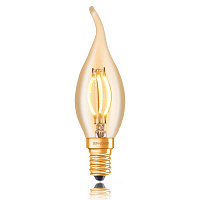 Ретро лампа светодиодная C35, E14, золотая, 057-103 Sun Lumen