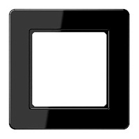 Дизайнерская рамка 1 местная, черный, AF581BFSW Jung, серия A Flow