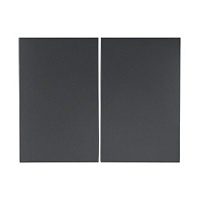 Двойная клавиша выключателя, антрацитовый, матовый, 14357006 Berker, серия K.1