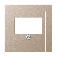 Накладка розетки TAE/Audio, шампань, A569PLTCH Jung, серия A