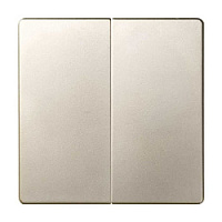 Двойная клавиша выключателя, шампань, 82026-34 Simon, серия 82