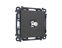 Комплект механизма TV розетки SAT 5-2400MHz 3.5dB , графит, MA913050 Ambrella Volt