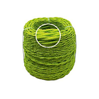 Ретро кабель витой электрический, 2*0.75, кислотный шелк, Edisel